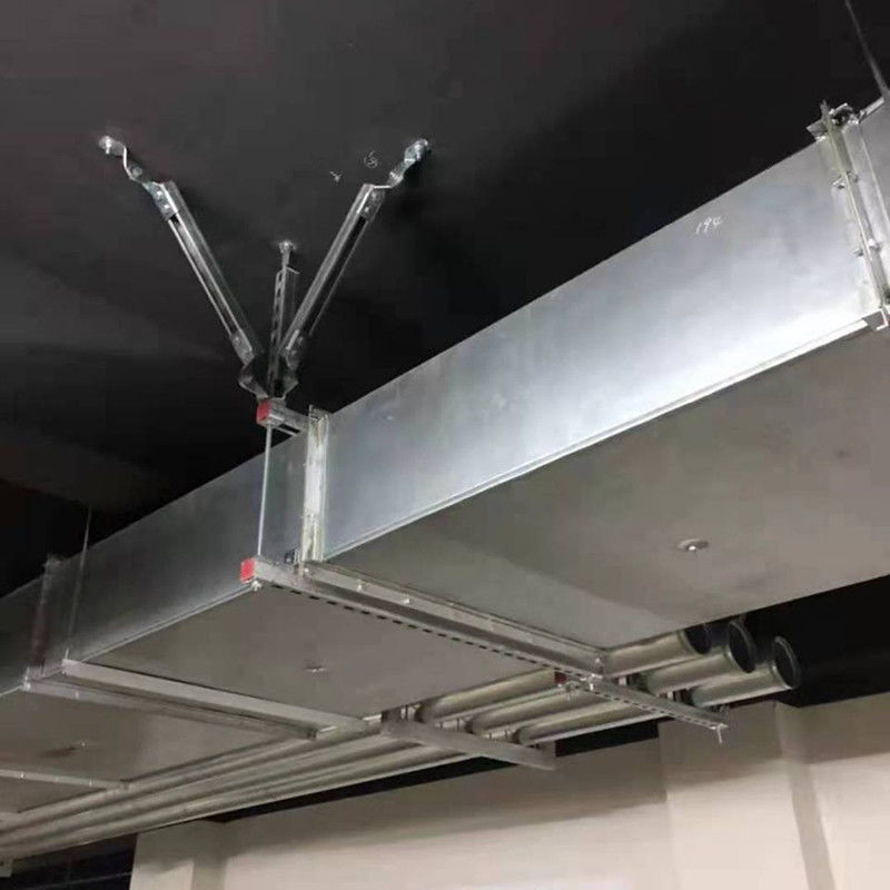 Rooftop Cable Seismic Bracing Pipe Support For Duct Corrosion Resistance