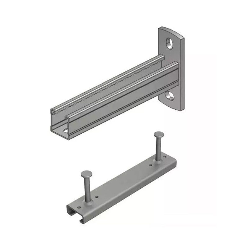 Industrial 2.7mm Rooftop Seismic Cable Tray Support For Duct Heavy Duty