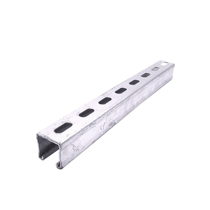 Custom Solid Anodised C Strut Channel Extrusion 41x41 4mm For Structural Support