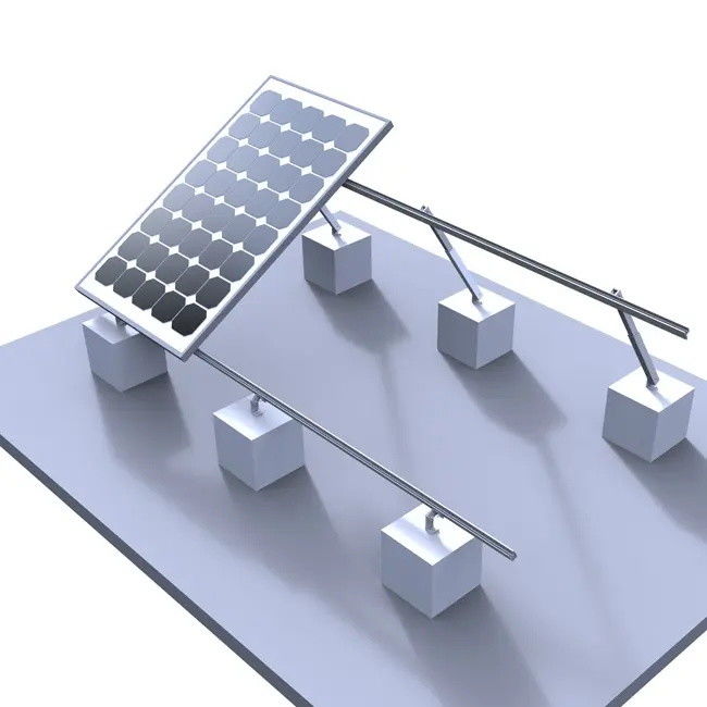 Roof Mount Solar Panel PV Support Bracket Z Shaped For Tile Roof Motorhome