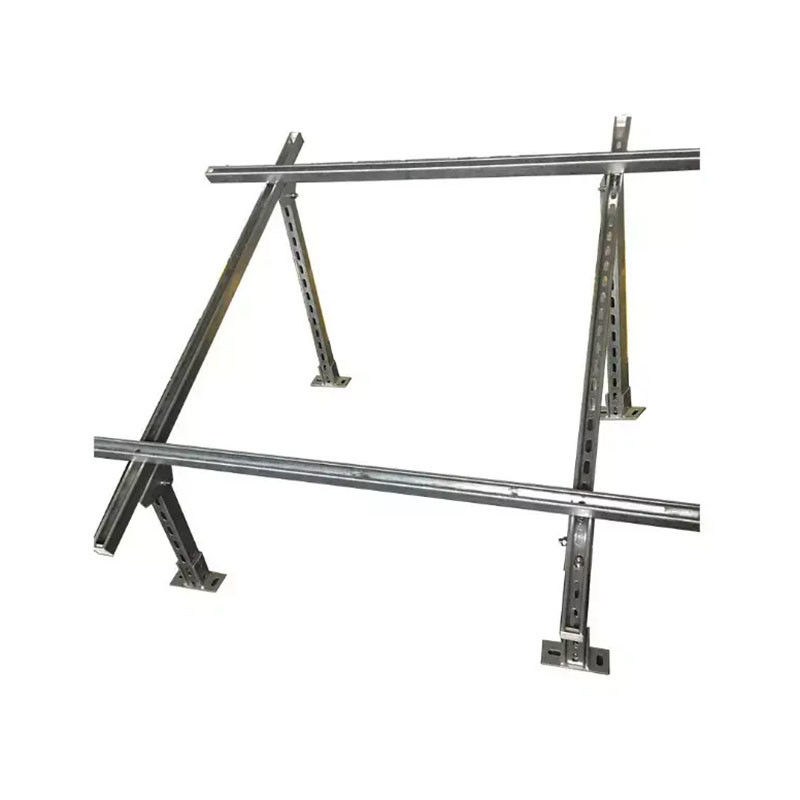 Rustproof Roof PV Support Bracket Stainless Steel Ground Mounted For Solar Panel