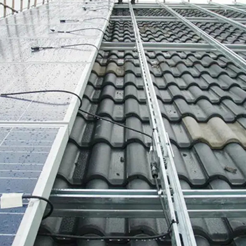 Rustproof Roof PV Support Bracket Stainless Steel Ground Mounted For Solar Panel