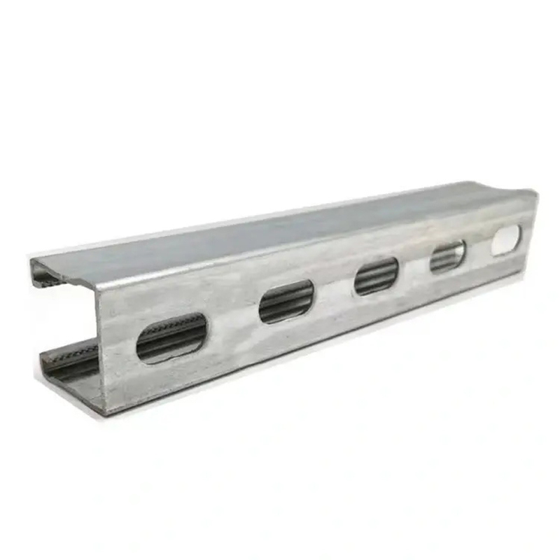 High Heat Resistance Stainless Steel Unistrut with 2000 Lbs Load Capacity and Polished Finish for Structural Applications